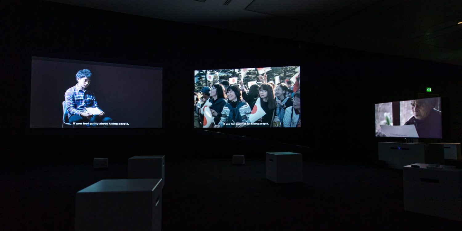 Meiro Koizumi, The Angels of Testimony, 2019 (detail). Commissioned by the Sharjah Art Foundation. Courtesy the artist, Annet Gelink Gallery, Amsterdam and MUJIN-To Production, Tokyo. Photography: Polly Thomas At the table with Meiro Koizumi